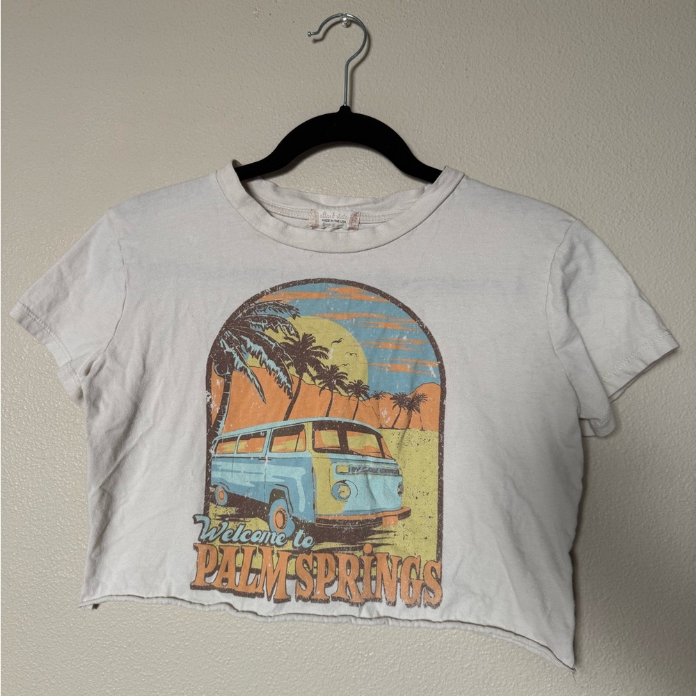 Altar'd State Palm Springs Cropped Graphic Tee
